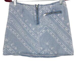 BDG Bandana Printed Denim Mini Skirt Size 2